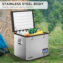 Kolner 95L Stainless Steel Portable Fridge Chest Freezer -Kamado Joe Bbq Store 6TCbCAzk Zpu1Vkwcw3jZD9X0
