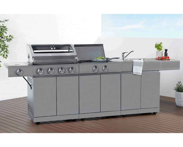 Alfresco Island Inc 4 Burner BBQ, Sink & Range 2 Alfresco Island Inc 4 Burner BBQ, Sink & Range - Image 2