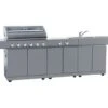 Alfresco Island Inc 6 Burner BBQ, Sink & Range