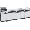 Beefmaster Classic 2 Burner BBQ Kitchen On Deluxe Cart