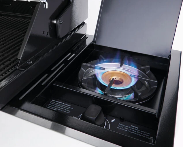 BeefEater 1200 Series - 4 Burner Black Enamel BBQ With Side Burner 6 BeefEater 1200 Series - 4 Burner Black Enamel BBQ With Side Burner - Image 6