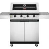 BeefEater 1200 Series - 4 Burner Stainless Steel BBQ With Side Burner