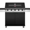 BeefEater 1200 Series - 5 Burner Black Enamel BBQ With Side Burner