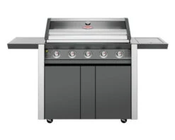 BeefEater 1600 Series - 5 Burner Stainless Steel BBQ With Side Burner (Dark)