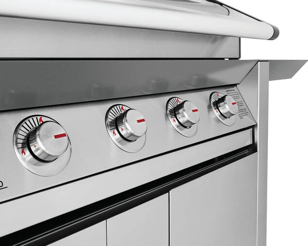 BeefEater 1600 Series - 5 Burner Stainless Steel BBQ With Side Burner (Silver) 5 BeefEater 1600 Series - 5 Burner Stainless Steel BBQ With Side Burner (Silver) - Image 5