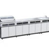 Beefmaster Deluxe 4 Burner BBQ Kitchen On Deluxe Cart