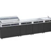 Beefmaster Deluxe 6 Burner BBQ Kitchen On Classic Cart