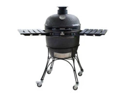 Firehawk Kamado Ceramic Charcoal Grill BBQ 56cm (22") - Grey