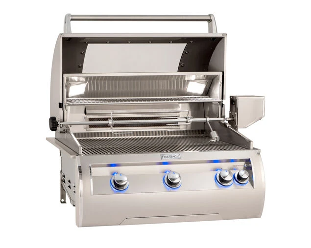 Fire Magic Grills Aurora A790i 3 Burner Built-In BBQ (H Shaped Burners) With Analog Thermometer, Backburner & Rotisserie Kit 3 Fire Magic Grills Aurora A790i 3 Burner Built-In BBQ (H Shaped Burners) With Analog Thermometer, Backburner & Rotisserie Kit - Image 3