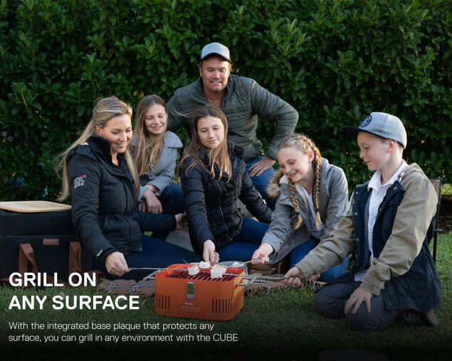 Everdure By Heston Blumenthal CUBE Charcoal Portable Barbeque 2 Everdure By Heston Blumenthal CUBE Charcoal Portable Barbeque - Image 2