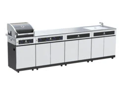 Premium Beefmaster 2 Burner BBQ Kitchen On Deluxe Cart