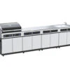 Beefmaster Premium 4 Burner BBQ Kitchen On Deluxe Cart