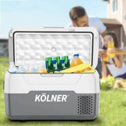 Kolner 20L Portable Fridge Cooler Freezer Camping Refrigerator Grey -Kamado Joe Bbq Store SXAiz3iyceloBIDZLMFkybOMU