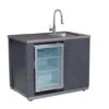 Ziegler & Brown Fridge & Sink Alustone Kitchen Island Module