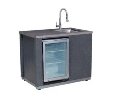 Ziegler & Brown Fridge & Sink Alustone Kitchen Island Module