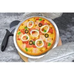 SOGA 2X 9-inch Round Seamless Aluminium Nonstick Commercial Grade Pizza Screen Baking Pan -Kamado Joe Bbq Store WBx8gCwp1h4UxgsVjI1GLpl9Y