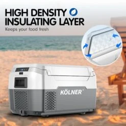 Kolner 20L Portable Fridge Cooler Freezer Camping Refrigerator Grey -Kamado Joe Bbq Store YttVYrX9mUrdxOZAIgZStJh8U