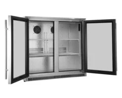 Ziegler & Brown Bar Fridge - 2 Door -Kamado Joe Bbq Store ZBF2D 06