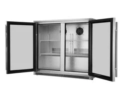 Ziegler & Brown Bar Fridge - 2 Door -Kamado Joe Bbq Store ZBF2D 07