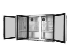 Ziegler & Brown Bar Fridge - 3 Door -Kamado Joe Bbq Store ZBF3D 07