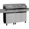 Ziegler & Brown Turbo Elite 8 Burner On Side Burner Cart