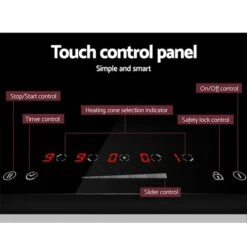 Devanti Induction Cooktop 90cm Ceramic Glass 5 Stove Top -Kamado Joe Bbq Store iJOZSz 9NwkW2BVV8C SIJzEY