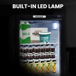 Kolner 70L Mini Bar Fridge Glass Door Beverage Cooler Drinks Refrigerator -Kamado Joe Bbq Store zTuf5HjLSkNOHOmGpVkg8uWXA